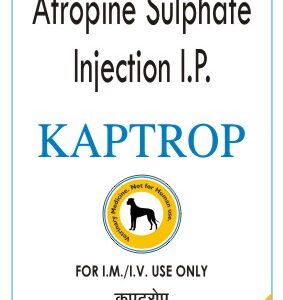 Atropine Sulphate 0.6mg 100ml.