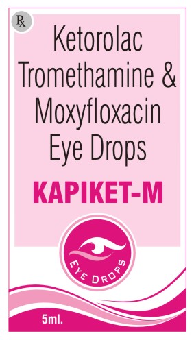 Ketorolac Tromethamine & Moxyfloxacin 0.4%+0.5%
