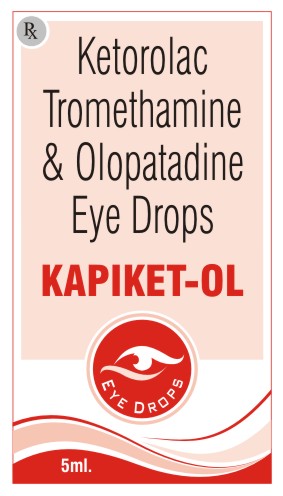 Ketorolac Tromethamine & Olopatadine 4mg+1mg