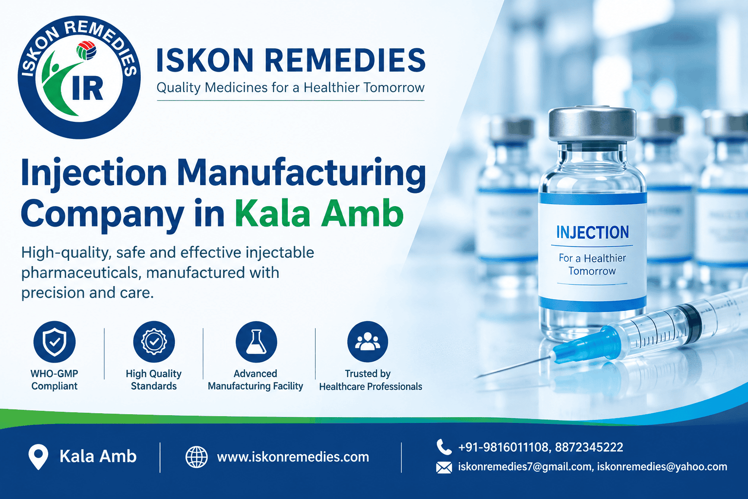 Injection Manufacturing Company in Kala Amb